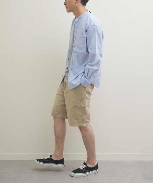 ZIP FIVE(ジップファイブ)の「Hanes コットン100% ワンウォッシュ チノクロス カーゴショートパンツ(カーゴパンツ・メンズ・カーキ系/ベージュ/ネイビー系/ブラック・X-LARGE/LARGE/MEDIUM)」の18枚目の写真