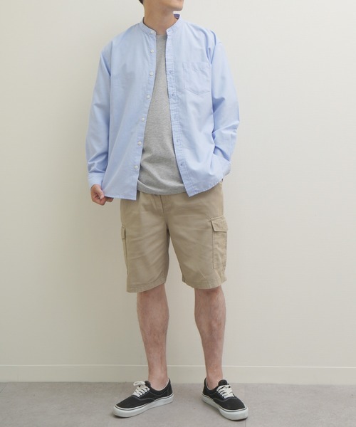 ZIP FIVE(ジップファイブ)の「Hanes コットン100% ワンウォッシュ チノクロス カーゴショートパンツ(カーゴパンツ・メンズ・カーキ系/ベージュ/ネイビー系/ブラック・X-LARGE/LARGE/MEDIUM)」の20枚目の写真