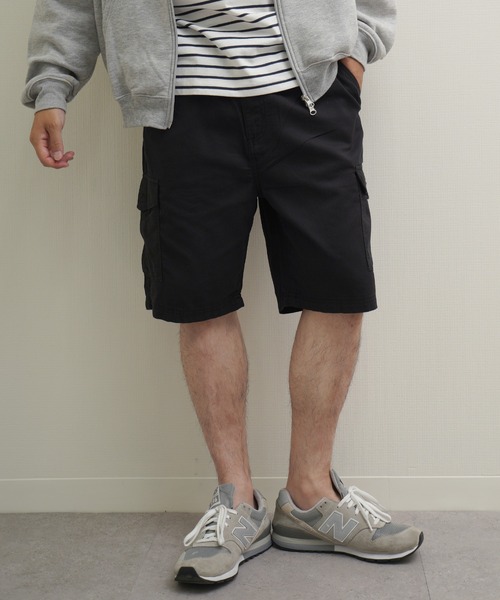 ZIP FIVE(ジップファイブ)の「Hanes コットン100% ワンウォッシュ チノクロス カーゴショートパンツ(カーゴパンツ・メンズ・カーキ系/ベージュ/ネイビー系/ブラック・X-LARGE/LARGE/MEDIUM)」の21枚目の写真