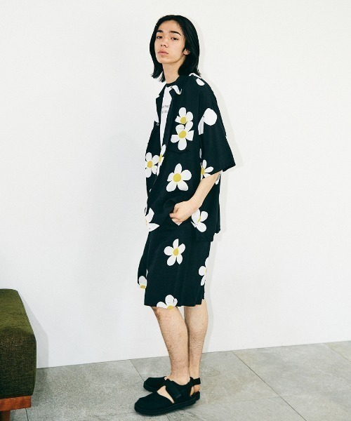 SUNNY  SPORTS（サニースポーツ）の「SUNNY SPORTS / PRINTED BOX SHIRT（シャツ/ブラウス・メンズ・その他2/その他1/ブラック・MEDIUM/SMALL）」の7枚目の写真