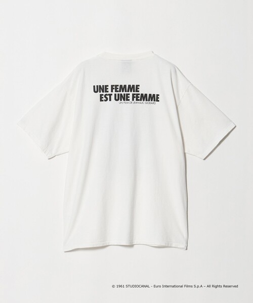 BEAUTY&YOUTH UNITED ARROWS(ビューティーアンドユースユナイテッドアローズ)の「<GODARD × BEAUTY&YOUTH>UNE FEMME Tシャツ ホワイト(Tシャツ/カットソー・メンズ・ホワイト・XL/L/M)」の5枚目の写真