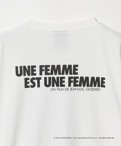 BEAUTY&YOUTH UNITED ARROWS(ビューティーアンドユースユナイテッドアローズ)の「<GODARD × BEAUTY&YOUTH>UNE FEMME Tシャツ ホワイト(Tシャツ/カットソー・メンズ・ホワイト・XL/L/M)」の9枚目の写真