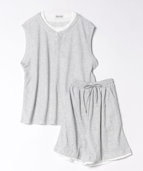 REBALANCE（リバランス）の「メンズ ワッフル ノースリーブセットアップ（その他トップス・メンズ・B/A・X-LARGE/LARGE/MEDIUM）」の22枚目の写真