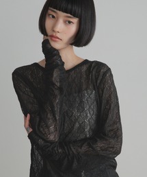 LOWRYS FARM | クシュクシュレースプルオーバーLS 1052797(Tシャツ/カットソー)