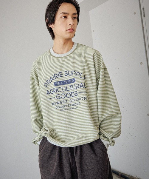niko and...（ニコアンド）の「リバーシブル裏毛プルオーバー（Tシャツ/カットソー・メンズ・ネイビー/チャコール/ブラウン/ライトグレー・MEDIUM/LARGE）」の11枚目の写真