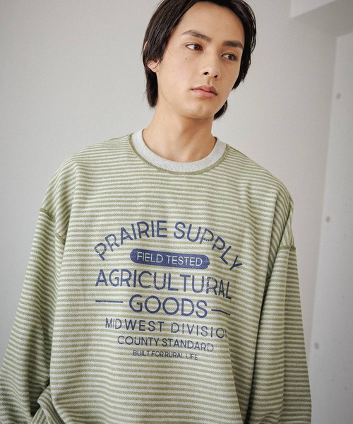 niko and...（ニコアンド）の「リバーシブル裏毛プルオーバー（Tシャツ/カットソー・メンズ・ネイビー/チャコール/ブラウン/ライトグレー・MEDIUM/LARGE）」の12枚目の写真