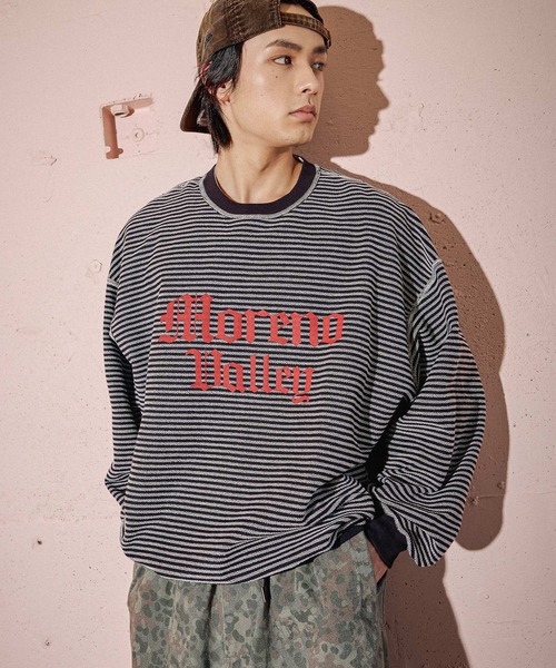 niko and...（ニコアンド）の「リバーシブル裏毛プルオーバー（Tシャツ/カットソー・メンズ・ネイビー/チャコール/ブラウン/ライトグレー・MEDIUM/LARGE）」の15枚目の写真