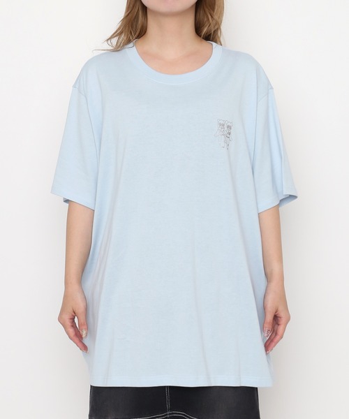 PUNYUS(プニュズ)の「【NEW SIZE】ice cream twins Tシャツ(Tシャツ/カットソー・レディース・ホワイト/ライトイエロー/サックスブルー・1/2/3/4/5)」の3枚目の写真