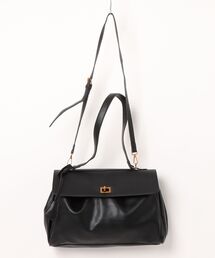 【Leathen Leather(レーセンレザー)】通勤スクエア 2サイズショルダーバッグ lea-shbag-18-44