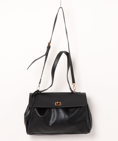 Burner(バーナー)の「【Leathen Leather(レーセンレザー)】通勤スクエア 2サイズショルダーバッグ lea-shbag-18-44(ショルダーバッグ・メンズ・ブラック・FREE)」の1枚目の写真