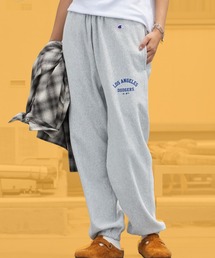 MLB/エムエルビー ×Champion/チャンピオン SWEAT PANTS VINTAGE ブランドロゴ リバースウィーブ パイル地 スウェットパンツ ストリート メンズ 2026秋冬 秋服
