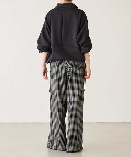 BEARDSLEY(ビアズリー)の「《ZOZO先行予約》ダンボールハーフジップブルゾン《FRIPIER》(ブルゾン・レディース・ブラック・FREE)」の4枚目の写真