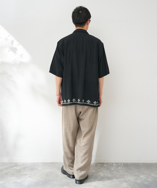 B.C STOCK(ベーセーストック)の「クラフトリゾートシャツ(シャツ/ブラウス・メンズ・ブラック・MEDIUM/LARGE)」の10枚目の写真