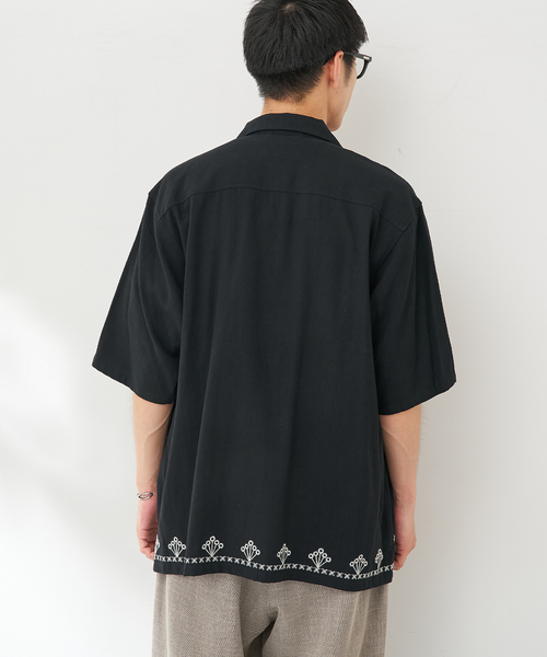 B.C STOCK(ベーセーストック)の「クラフトリゾートシャツ(シャツ/ブラウス・メンズ・ブラック・MEDIUM/LARGE)」の14枚目の写真