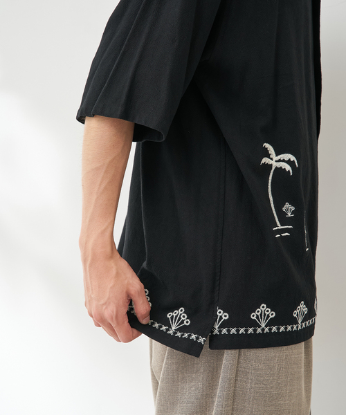 B.C STOCK(ベーセーストック)の「クラフトリゾートシャツ(シャツ/ブラウス・メンズ・ブラック・MEDIUM/LARGE)」の15枚目の写真