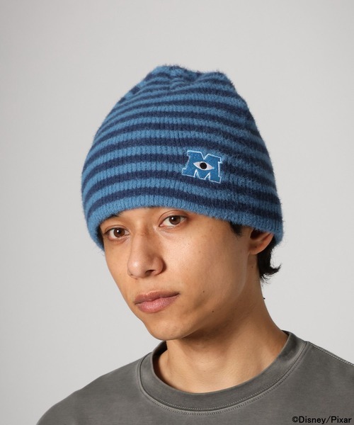 BAYFLOW(ベイフロー)の「モンスターズ・ユニバーシティ/ビーニー(ニットキャップ/ビーニー・メンズ・グリーン/ブルー/レッド/ピンク・FREE)」の11枚目の写真