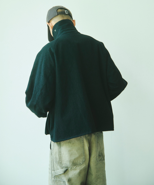 Barbour(バブアー)の「Barbour / バブアー 別注 ウール クロップド オールドビデール(その他アウター・メンズ・ブラック/ブラウン・36/38/40)」の11枚目の写真