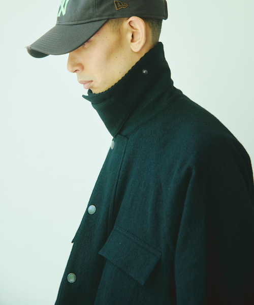 Barbour(バブアー)の「Barbour / バブアー 別注 ウール クロップド オールドビデール(その他アウター・メンズ・ブラック/ブラウン・36/38/40)」の13枚目の写真