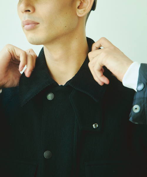 Barbour(バブアー)の「Barbour / バブアー 別注 ウール クロップド オールドビデール(その他アウター・メンズ・ブラック/ブラウン・36/38/40)」の15枚目の写真