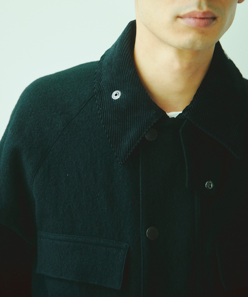 Barbour(バブアー)の「Barbour / バブアー 別注 ウール クロップド オールドビデール(その他アウター・メンズ・ブラック/ブラウン・36/38/40)」の16枚目の写真