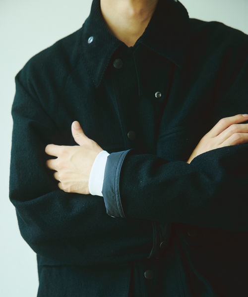 Barbour(バブアー)の「Barbour / バブアー 別注 ウール クロップド オールドビデール(その他アウター・メンズ・ブラック/ブラウン・36/38/40)」の17枚目の写真