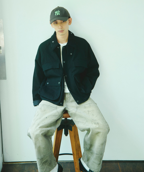 Barbour(バブアー)の「Barbour / バブアー 別注 ウール クロップド オールドビデール(その他アウター・メンズ・ブラック/ブラウン・36/38/40)」の20枚目の写真