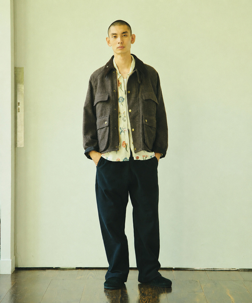 Barbour(バブアー)の「Barbour / バブアー 別注 ウール クロップド オールドビデール(その他アウター・メンズ・ブラック/ブラウン・36/38/40)」の22枚目の写真