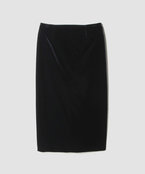 UNUS(ユナス)の「UNUS / Velour Mermaid Skirt(スカート・レディース・ネイビー/ブラウン・38/36)」の2枚目の写真