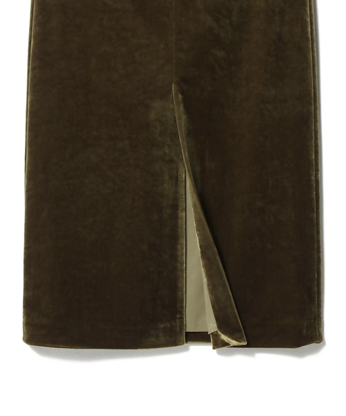 UNUS(ユナス)の「UNUS / Velour Mermaid Skirt(スカート・レディース・ネイビー/ブラウン・38/36)」の6枚目の写真