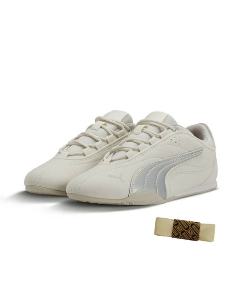 PUMA(プーマ)の「PUMA プーマ ウィメンズ プーマ キャッチ ソレイユ LCS スニーカー(スニーカー・レディース・スモークグレー/ブラック×シルバー・26.0cm/25.0cm/25.5cm/24.0cm/24.5cm/23.5cm/23.0cm/22.5cm)」の3枚目の写真