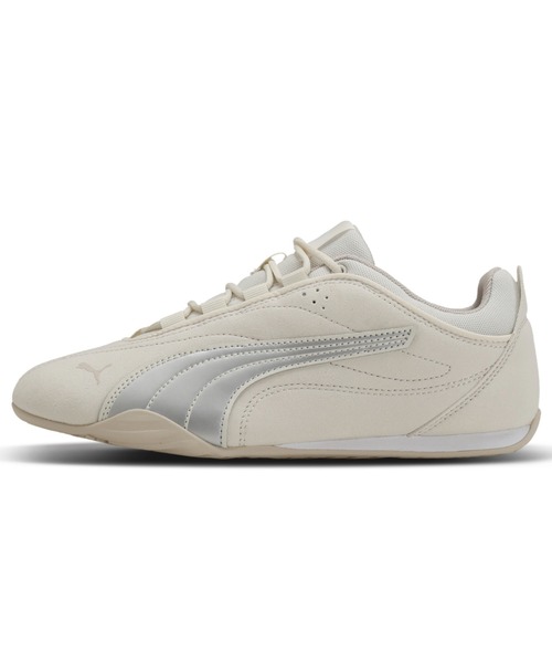 PUMA(プーマ)の「PUMA プーマ ウィメンズ プーマ キャッチ ソレイユ LCS スニーカー(スニーカー・レディース・スモークグレー/ブラック×シルバー・26.0cm/25.0cm/25.5cm/24.0cm/24.5cm/23.5cm/23.0cm/22.5cm)」の1枚目の写真