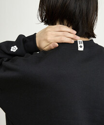 MARY QUANT × PUBLUX/マリークワント <ユニセックス>別注 裏起毛 クルーネック ロゴ スウェット プルオーバー 限定展開