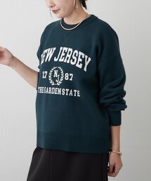 アソート図案スウェットライクプルオーバー