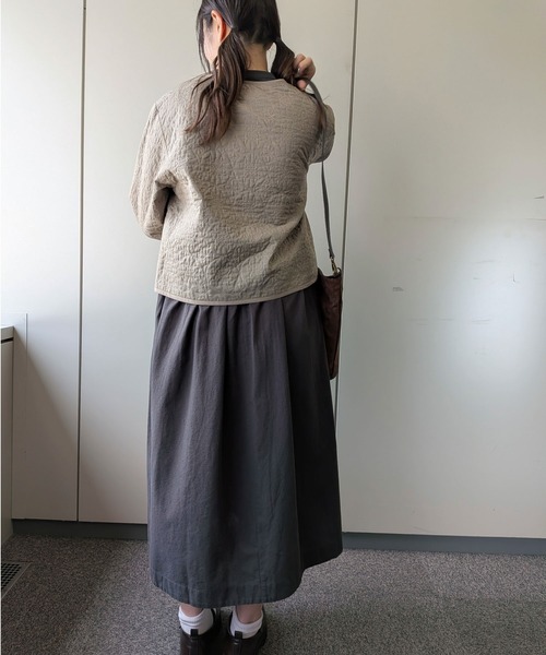 SELF+SERVICE(セルフサービス)の「ノベルティ付ゆべしさんコラボキルトジャケット(その他アウター・レディース・ベージュ系その他/ブラウン系その他・M/L)」の18枚目の写真