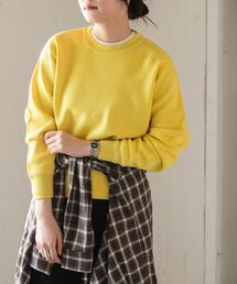 『WEB/一部店舗限定サイズ』FORK&SPOON ミラノリブクルーネックニット