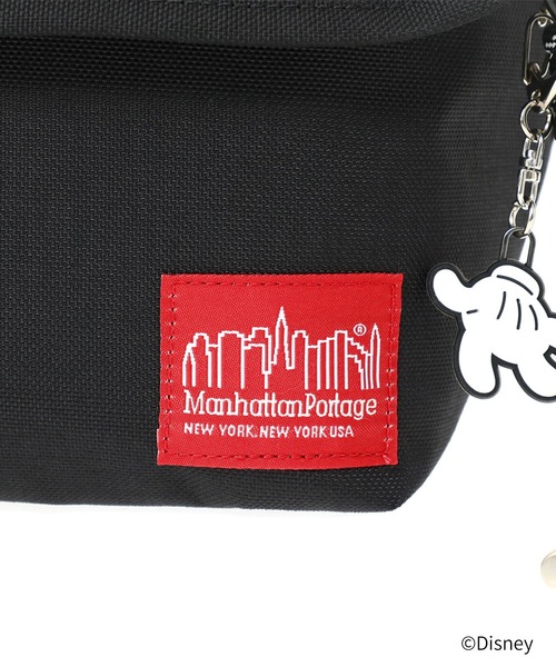 Manhattan Portage(マンハッタンポーテージ)の「NYLON MESSENGER BAG(XS)BACK POCKET W/ DIVIDER MAGNET / MICKEY / 26(メッセンジャーバッグ・レディース・ブラック・X-SMALL)」の13枚目の写真