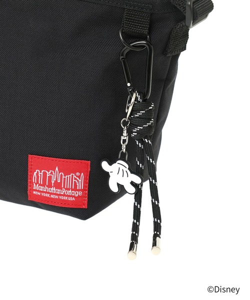 Manhattan Portage(マンハッタンポーテージ)の「NYLON MESSENGER BAG(XS)BACK POCKET W/ DIVIDER MAGNET / MICKEY / 26(メッセンジャーバッグ・レディース・ブラック・X-SMALL)」の14枚目の写真