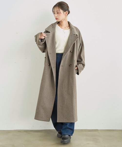 mil(ミル)の「バレルレッグ デニムパンツ【588225】(デニムパンツ・レディース・インディゴブルー/ブラウン/サックスブルー・S-Short/S-Regular/M-Short/M-Regular)」の9枚目の写真