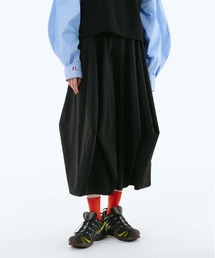 HeRIN.CYE（ヘリンドットサイ）の「irregular hem drape pants（その他パンツ）」