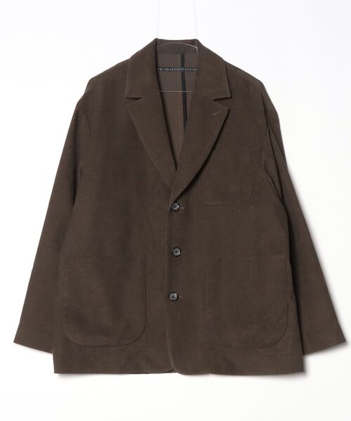 yoko sakamoto(ヨーコサカモト)の「【my beautiful landlet 】CORDUROY TAILORED JACKET(テーラードジャケット・メンズ・ブラック/グレー/オリーブ・2)」の3枚目の写真