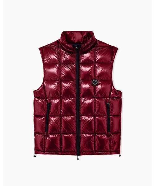 ARMANI EXCHANGE（アルマーニエクスチェンジ）の「【A|X アルマーニ エクスチェンジ】グロッシー ダウンベスト（ダウンベスト・メンズ・バーガンディー/ブラック・X-SMALL/X-LARGE/SMALL/MEDIUM/LARGE）」の7枚目の写真