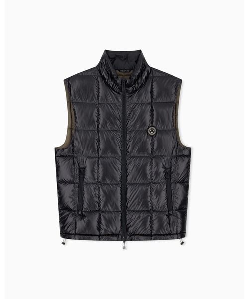ARMANI EXCHANGE（アルマーニエクスチェンジ）の「【A|X アルマーニ エクスチェンジ】グロッシー ダウンベスト（ダウンベスト・メンズ・バーガンディー/ブラック・X-SMALL/X-LARGE/SMALL/MEDIUM/LARGE）」の14枚目の写真