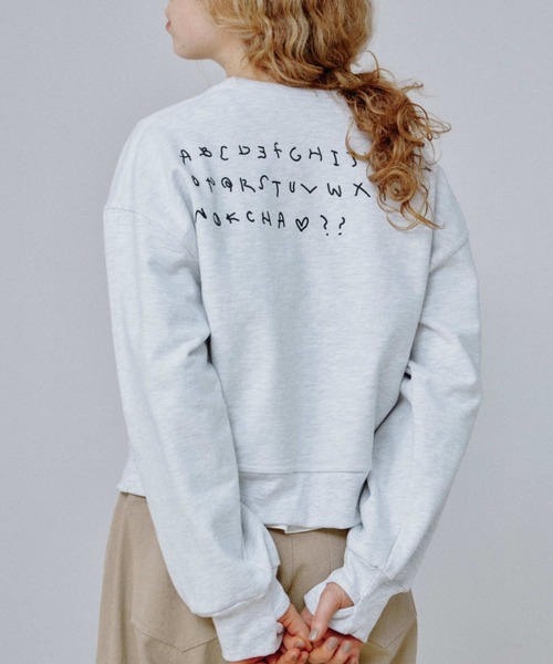 ノクチャNOKCHA × MOMO alphabet sweatスウェット NOKCHA × MOMO】alphabet sweat pullover（スウェット）｜NOKCHA