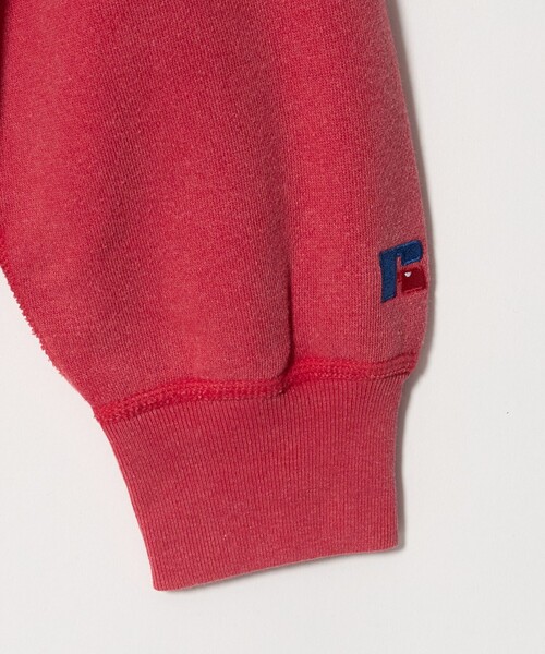 Russell Athletic（ラッセルアスレティック）の「＜RUSSELL ATHLETIC × BEAUTY&YOUTH＞フェード アフターフード パーカー（Tシャツ/カットソー・メンズ・レッド/ブラック・XL/L/M）」の5枚目の写真
