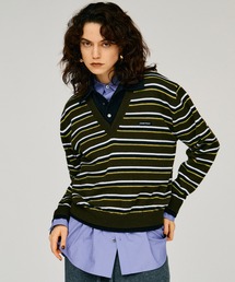 【2026Winter Pre-Order】レイヤードポロニットトップ / Layered Polo Knit Top