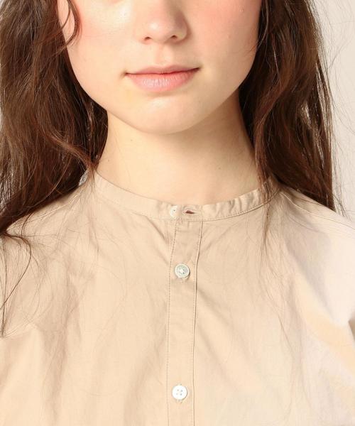 BEAUTY&YOUTH UNITED ARROWS(ビューティーアンドユースユナイテッドアローズ)の「BY タイプライターバンドカラーシャツ8分袖ワンピース◆(ワンピース・レディース・ブラック/ベージュ・FREE)」の10枚目の写真