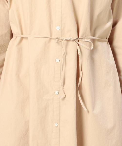 BEAUTY&YOUTH UNITED ARROWS(ビューティーアンドユースユナイテッドアローズ)の「BY タイプライターバンドカラーシャツ8分袖ワンピース◆(ワンピース・レディース・ブラック/ベージュ・FREE)」の14枚目の写真