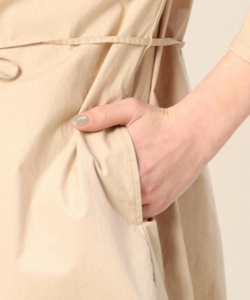 BEAUTY&YOUTH UNITED ARROWS(ビューティーアンドユースユナイテッドアローズ)の「BY タイプライターバンドカラーシャツ8分袖ワンピース◆(ワンピース・レディース・ブラック/ベージュ・FREE)」の15枚目の写真