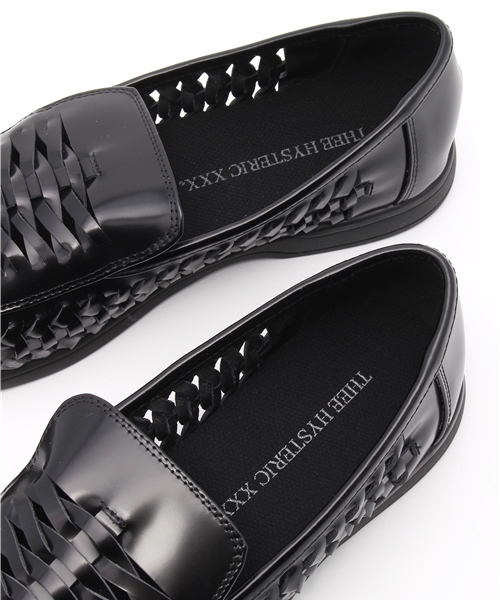 HYSTERIC GLAMOUR（ヒステリックグラマー）の「Braid スリッポン（スリッポン・メンズ・ホワイト/ブラック・27.5cm/26.5cm/25.5cm）」の7枚目の写真