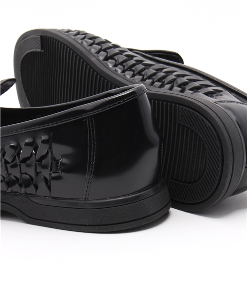 HYSTERIC GLAMOUR（ヒステリックグラマー）の「Braid スリッポン（スリッポン・メンズ・ホワイト/ブラック・27.5cm/26.5cm/25.5cm）」の8枚目の写真